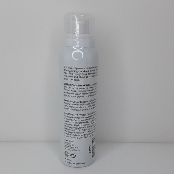 'L'ANGE' BLUE~TONING HAIR MOUSSE 'BRUNETTE BOOST' - Picture 2 of 15